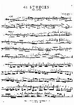 Slama Anton 66 Studies For The String Bass 1957