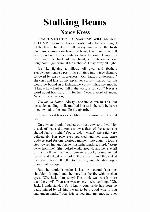 Nancy Kress Stalking Beans