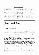 Robert E Howard Fantasy Adventure 1924 Spear And Fang