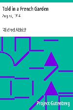 Told in a French Garden / August, 1914