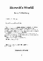 Barry N Malzberg Herovit S World