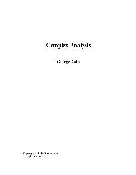 Complex Analysis