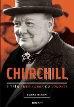 Churchill e três americanos em Londres