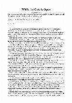 SEAN MCMULLEN WHILE THE GATE IS OPEN